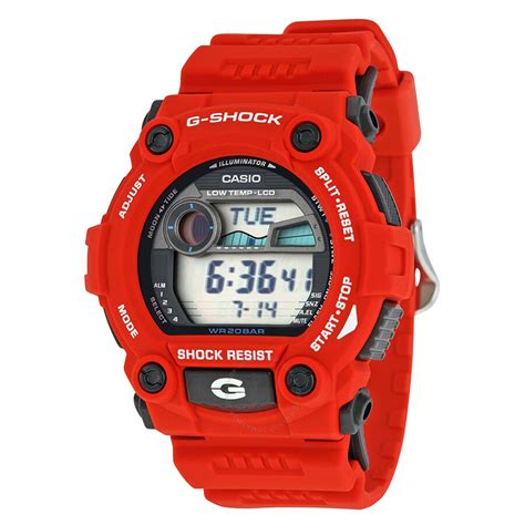 g shock red rescue watch